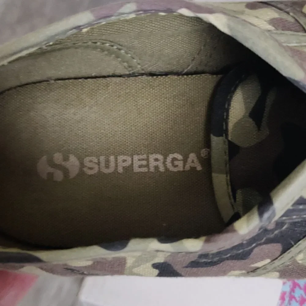 Superga camo sneakers